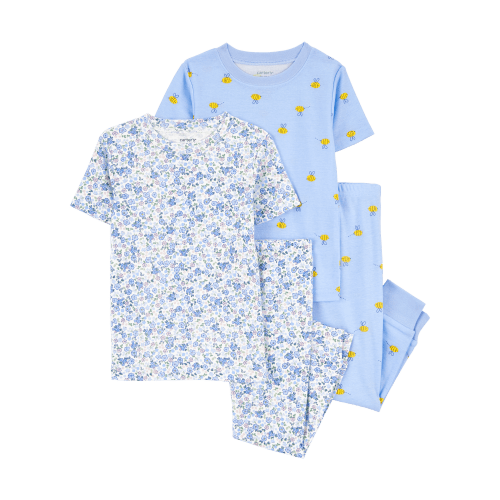 Baby 4-Piece Floral Cotton Pajamas - Carter's | Carter's