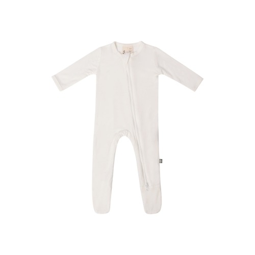 Baby Zip-Up Footie, 0-3M, Cloud