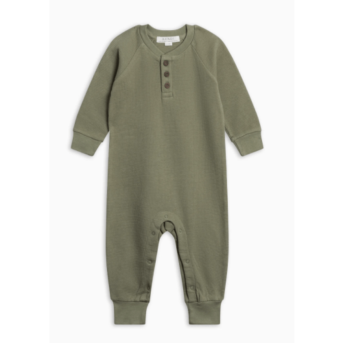 Crosby Waffle Knit Henley Romper