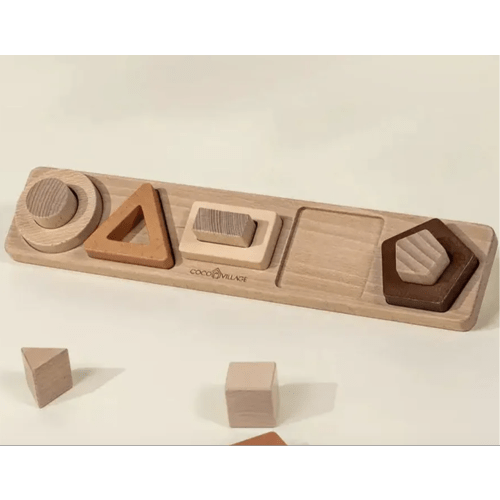 Wooden Shapes Learning Set