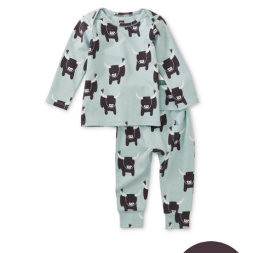 Baby Lap Shoulder Top Set | Tea Collection