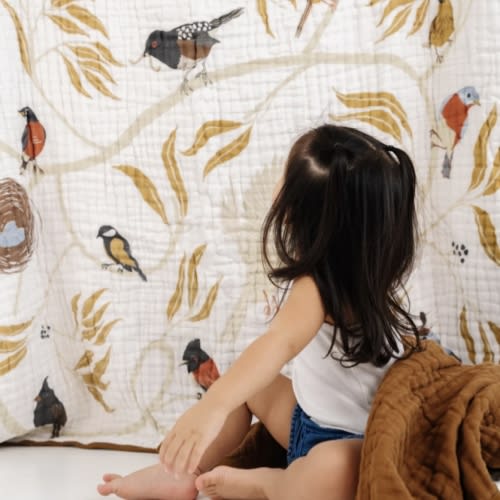 Large For the Birds Throw Blanket