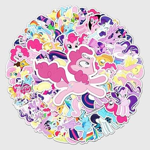 Unicorn Waterproof Stickers for Kids,50pcs Pack Aesthetic Sticker for Water Bottles Laptop iPhone Notebooks Computer Skateboard Bicycle Helmet Cute VSCO Decal Gift(Unicorn A)