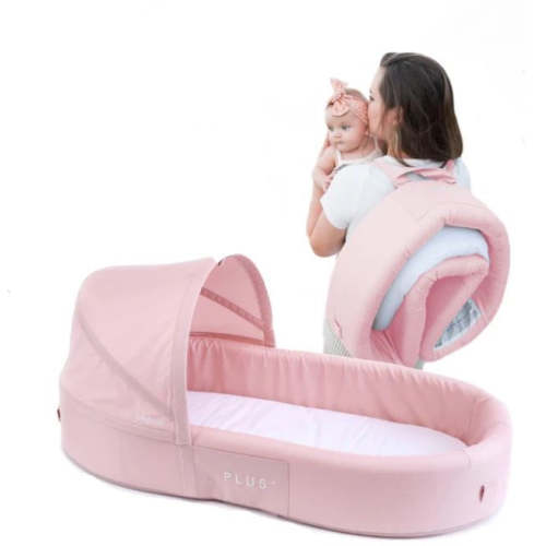 Lulyboo | Lounge Plus+: Blush | Portable Toddler Travel Lounge