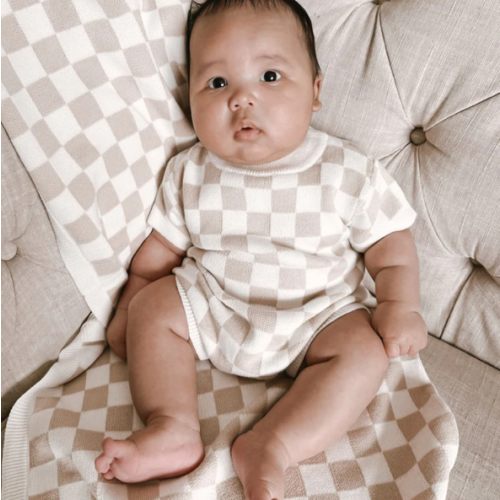 Checkered Romper
