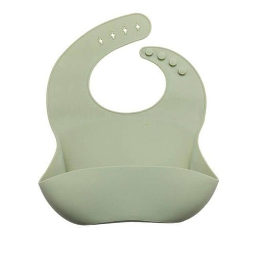 Silicone Catch-All Bib – BPA-Free Adjustable Baby Feeding Bib | Baby Stork