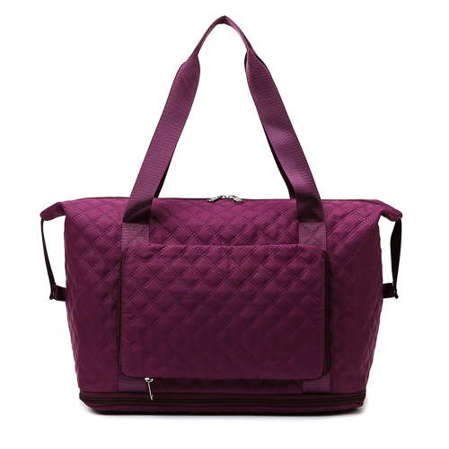 Duffel Bag with Wet Pocket, Mommy Hospital Bags for Labor and Delivery,Purple red