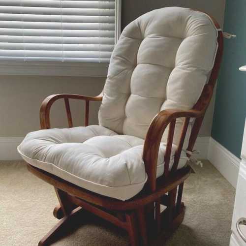 Cushion Replacements for your Glider or Rocking Chair in Ivory , custom, Dutailier, rocker Chair Pads