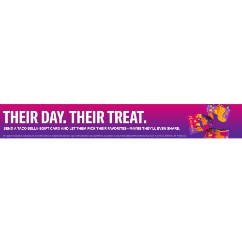Taco Bell | eGift Card | Personalize Card