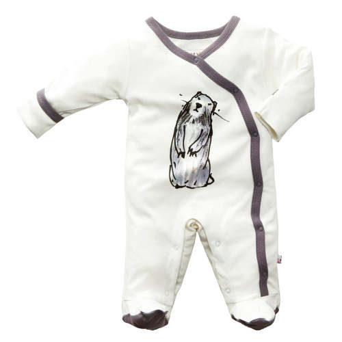 Baby Jane Goodall Animal Print Footie