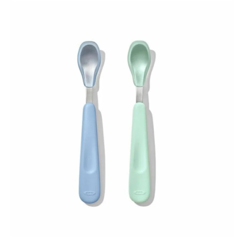 Feeding Spoon Set with Soft Silicone