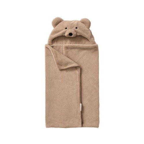 Luxe Faux Fur Critter Baby Hooded Towel Collection