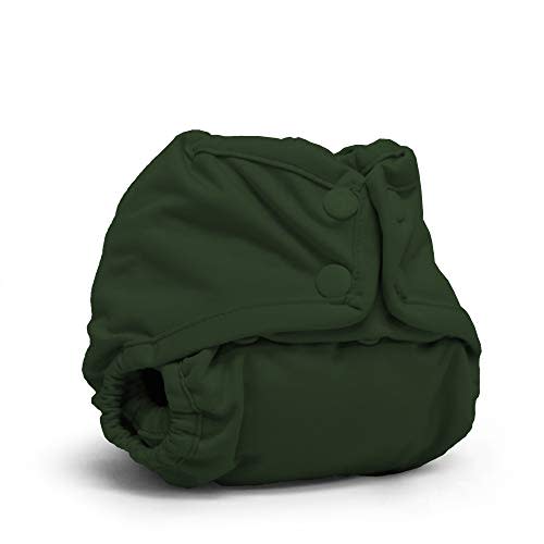 Kanga Care Rumparooz Double Leg Gusset Reusable Cloth Diaper Cover Newborn Snap | Pine 4-15 lbs
