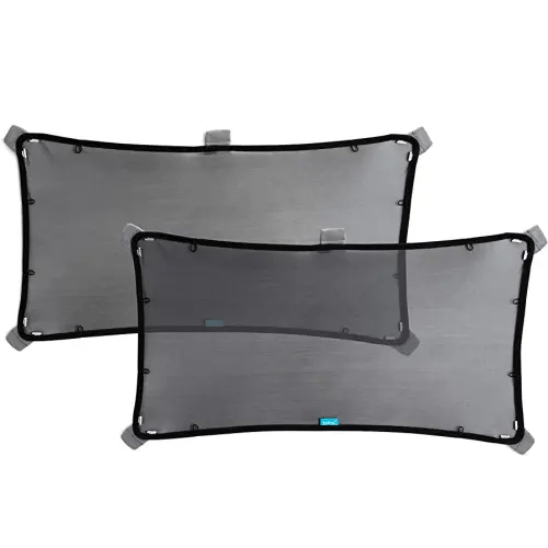Munchkin® Brica® Magnetic Stretch to Fit™ Sun Shade, Black, 2 Pack