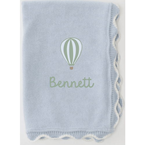 Blanket: Embroidery Color: Green