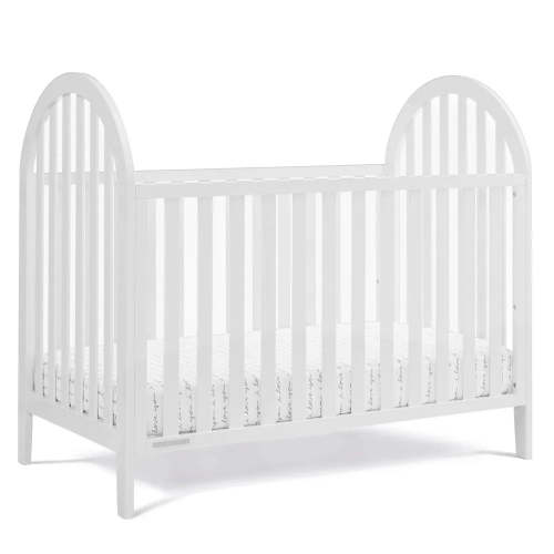 Milano 4-in-1 Convertible Crib - Bianca White