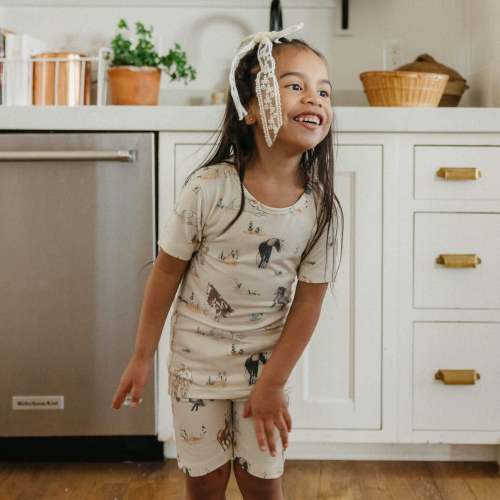 2pc Short Sleeve Pajama Set - Montana