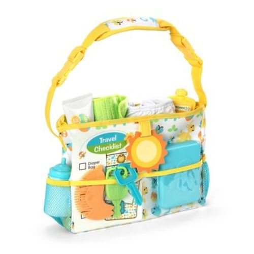 Melissa & Doug Mine to Love Travel Time Play Set for Dolls with Diaper Bag, Bottle, Sunscreen, More - 17pc: Emotional Development Doll Playset