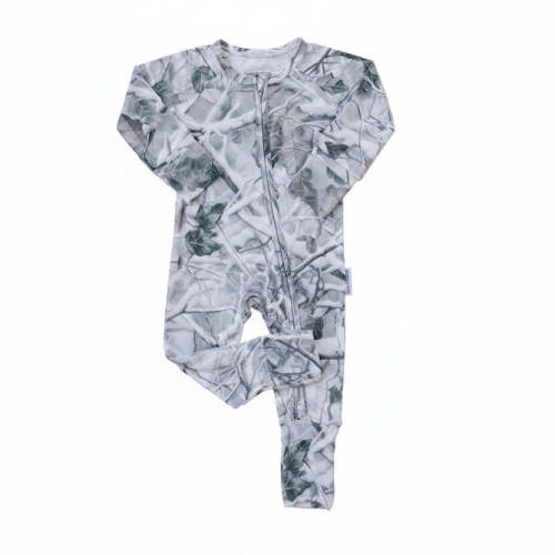 Bamboo Zip Romper | Camo