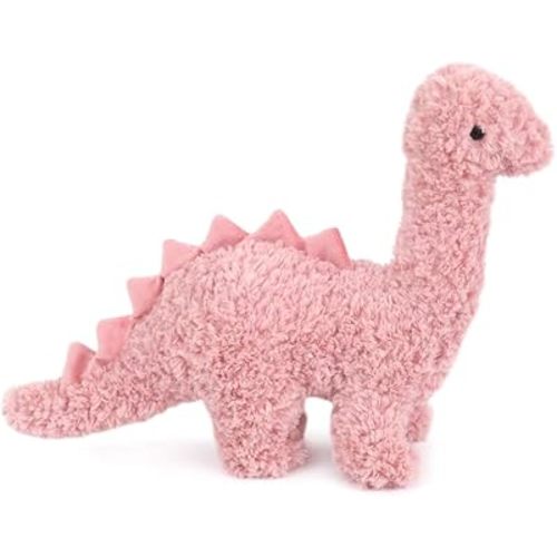MON AMI Betsy Brontosaurus Plush Toy - 16" Stuffed Animal Toy for Kids, Soft Dinosaur Plushie, Cute Cuddly Gift for Boys & Girls, Pink Dino Plush for Toddlers & All Ages