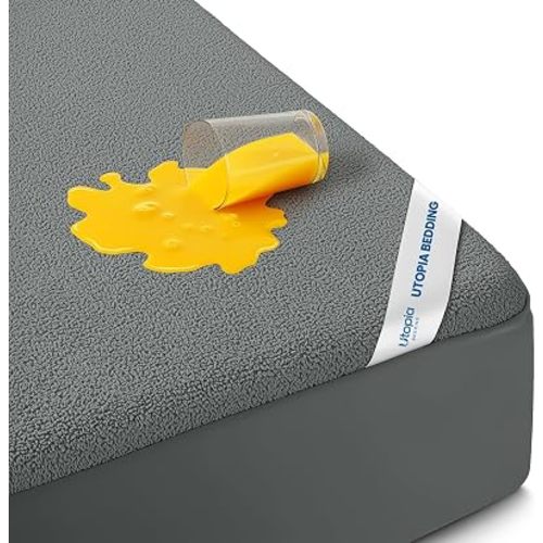 Waterproof King Size Mattress Protector fits Upto 17" deep Mattresses