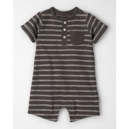 9M Baby Romper Made with Organic Cotton in Stripes  - Little Planet | Carter's