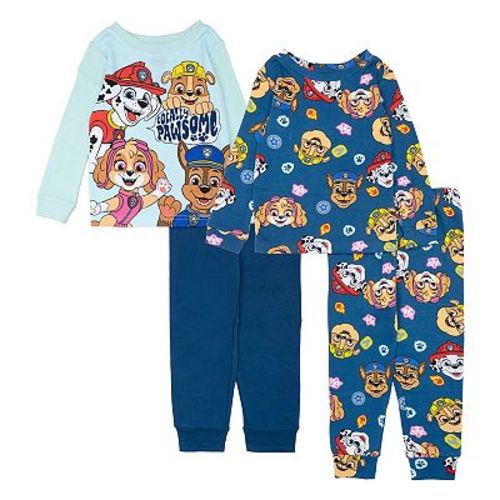 Toddler Paw Patrol "Pups Rule" 4-pc. Pajama Tops & Pajama Bottoms Set