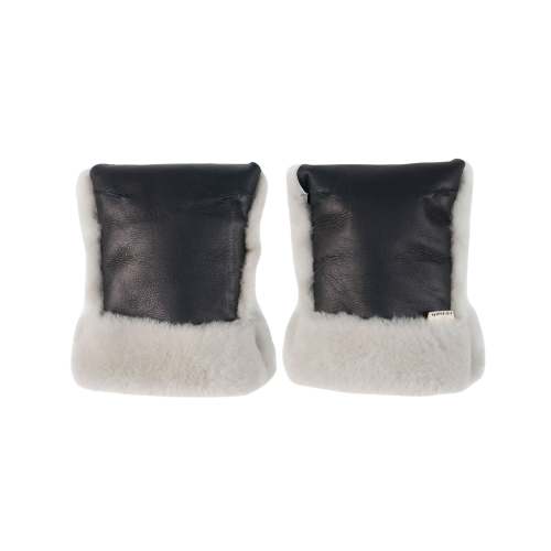 BINIBAMBA Limited-edition Leather & Sheepskin Buggy Mittens