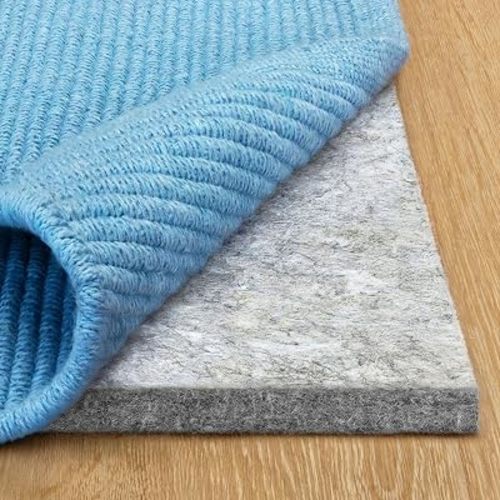RUGPADUSA - Basics - 8'x10' - 1/2" Thick - 100% Felt - Protective Cushioning Rug Pad - Safe for All Floors and Finishes Including Hardwoods