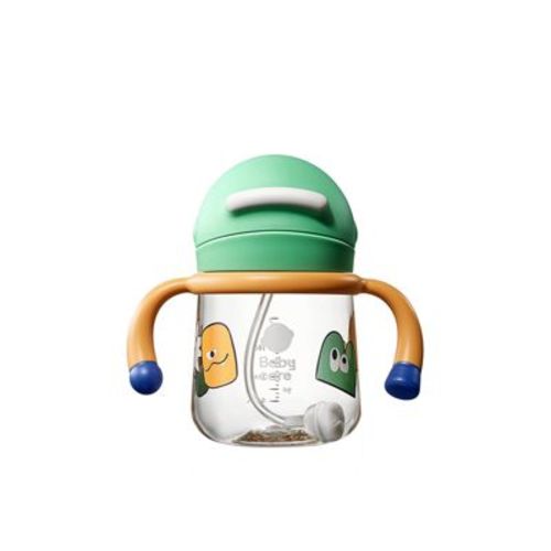 Bc Babycare Penguin Toddler Transition Sippy Cup Easy Grip BPA-Free Dishwasher Safe Drinking Cup for Babies 12–36 Months Green
