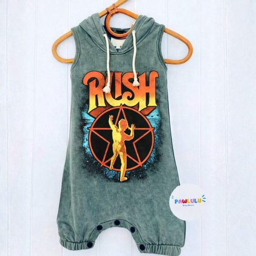 Vintage Hooded Romper