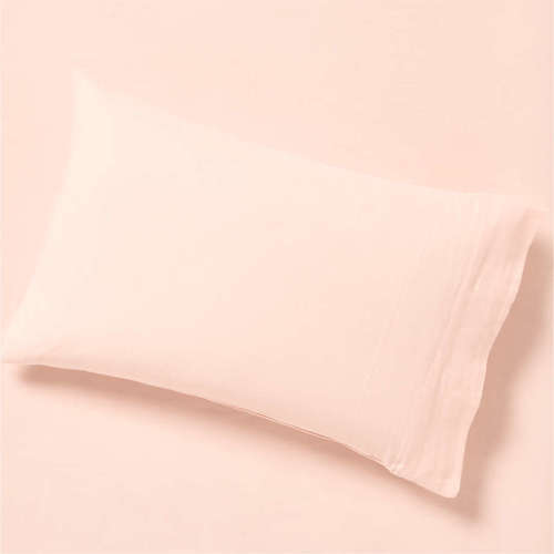 Supersoft Pale Pink Organic Cotton Gauze Kids Pillowcase