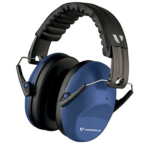 Vanderfields - Hearing Protection Ear Muffs - Over 31 dB (2K Hz) Broad Noise Cancelling Sound Reduction - Adults & Teens