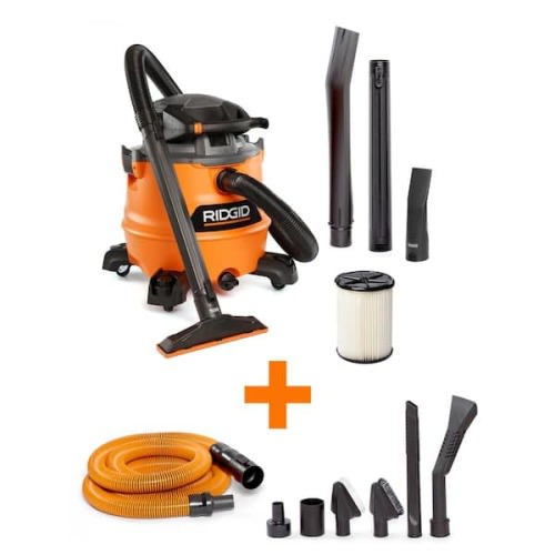 16 Gal. 6.5 Peak HP NXT Shop Vacuum Wet Dry Vac with Detachable Blower, Filter, Accessories and Car Cleaning Kit HD1600C