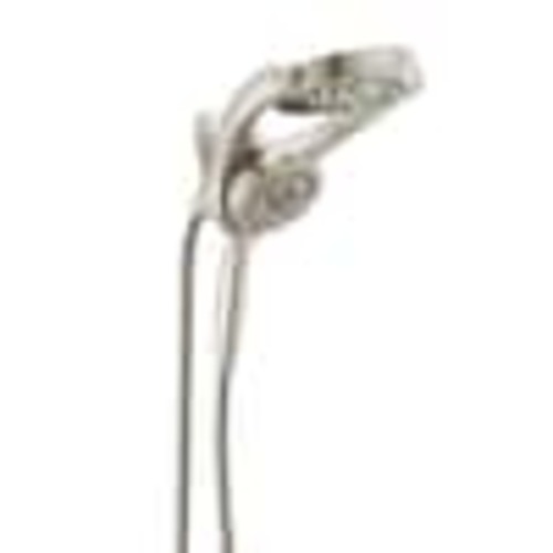 Delta HydroRain Two-in-One 4-Spray Patterns 6 in. Wall Mount Dual Shower Heads with MagnaTite in SpotShield Brushed Nickel 75699SN