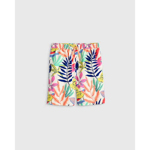 Swim Trunk - Kid in Tropical Palms