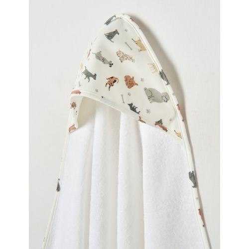Little Bundle Hooded Towel, Puppies