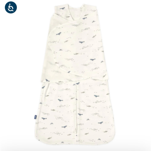 Ocean Life Cotton Swaddle | HALO