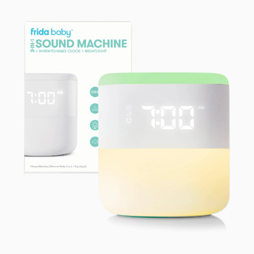 Frida Baby 3-in-1 Sound Machine & When-To-Wake Clock & Nightlight