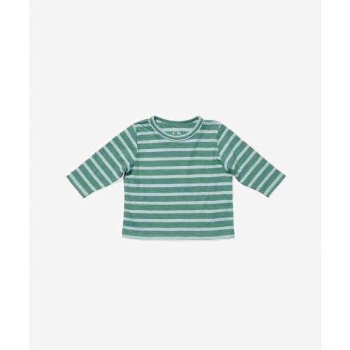 Edward Baby T-Shirt, Forest Stripe