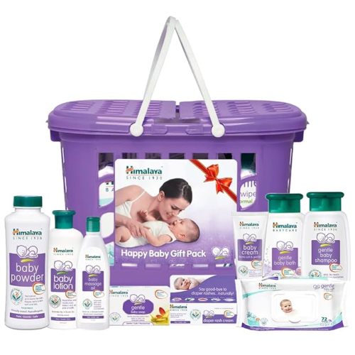 Himalaya Baby Gift Basket (Pack Of 9) Combo