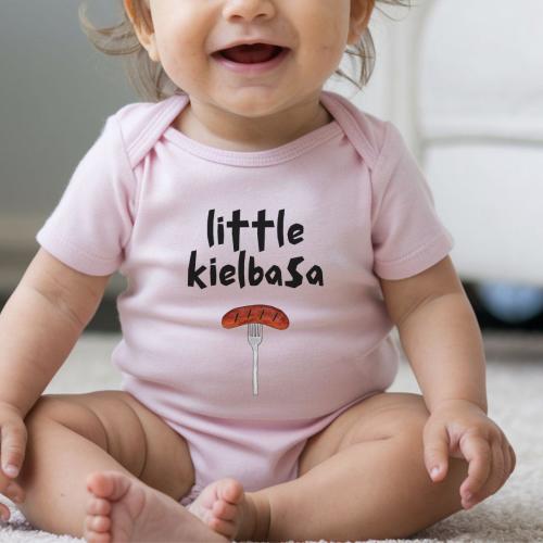 Little Kielbasa Bodysuit, Polish Bodysuit, Garlic Foodie Baby Bodysuit, Polska Baby Gift for Baby Shower,Ethnic Polish Prince Princess Gifts