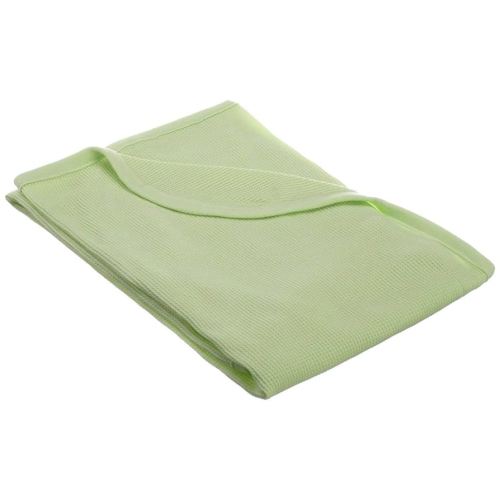 American Baby Company 100% Cotton Thermal Waffle Swaddle Blanket, Soft, Breathable & Stretchy, Celery, 30" x 40" for Boys and Girls, Perfect for Swaddling, Travel and Gifting