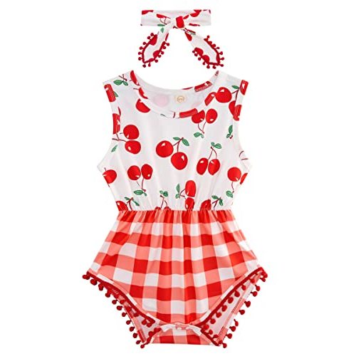 Ahegao 0-24 Months Baby Floral Romper Toddlers Outfits Infant Playsuits + Headband Jumpsuit