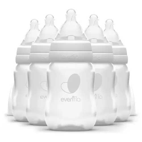 Evenflo Feeding Premium Proflo Venting Balance Plus Standard Neck Baby, Newborn and Infant Bottles - Developed by Pediatric Feeding Specialists - 4 Ounce (Pack of 6)