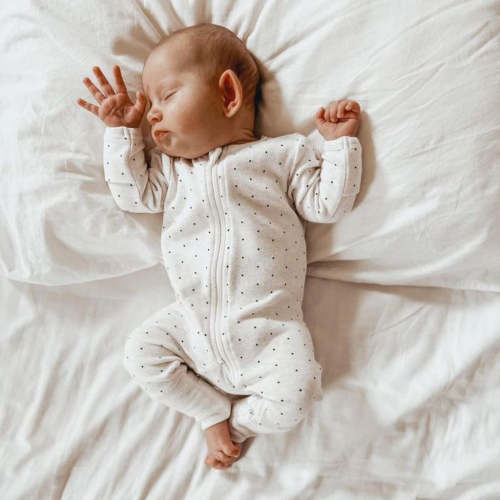 ZIP SUIT | OATMEAL DOTTY