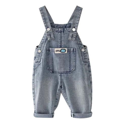 Baby Boy Romper Summer Denim Overalls for Toddlers Kids Outdoor Soft Breathable Lightweight Shortalls with Adjustable Straps Baby Rompers Blue 6 Months-12 Months