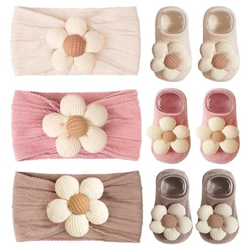JOYOYO 16 Colors Soft Wide Turban Baby Headbands with 3.5 inches Hair Bow Headwraps for Baby Girls Infants Newborn Hair Accessories Toddlers Kids and Children