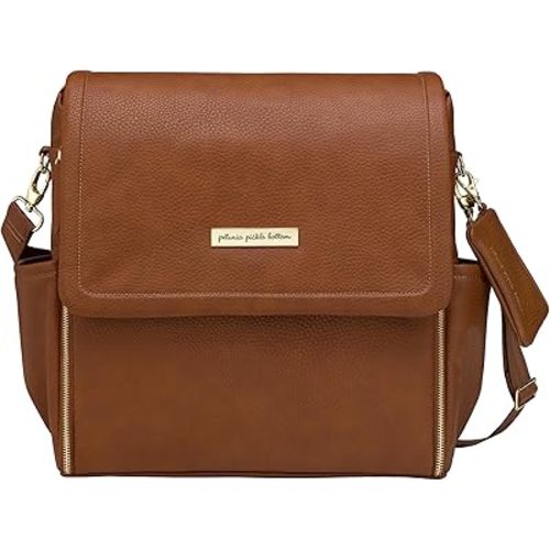 Petunia Pickle Bottom Boxy Backpack, Diaper Bag, Stylish Baby Bag, Spacious Backpack, On-The-Go Moms, Cedar