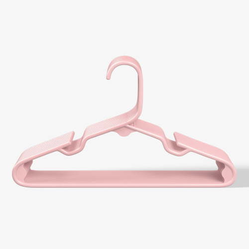 Mainstays Kids Pink Plastic Clothing Hangers, 10 Pack